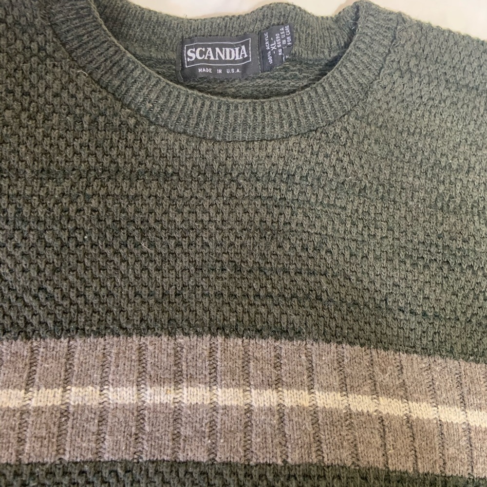 Vintage appeal Moss Scandia knitted sweatshirt XL